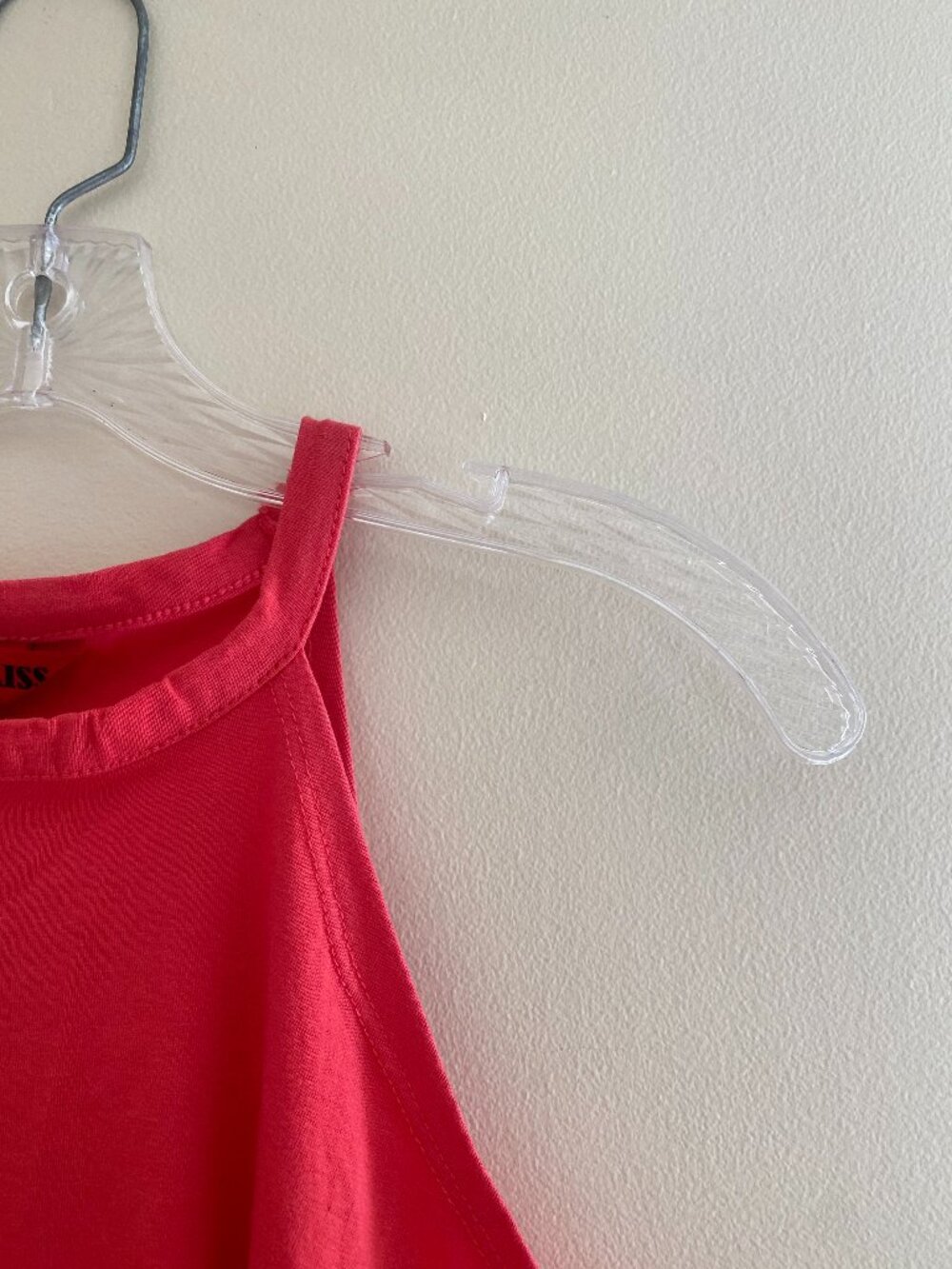 Bright Red Crop Top